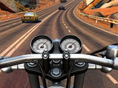 moto rider go: highway traffic